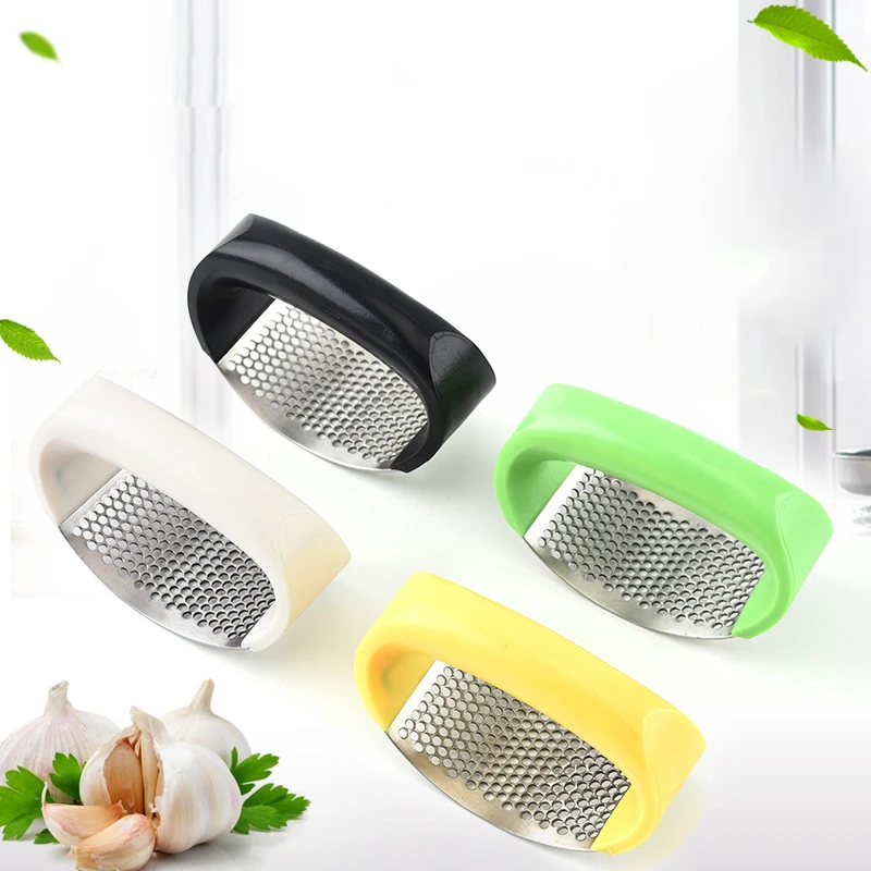 【汇利】家用手动不锈钢环形压蒜器捣蒜器大蒜捣碎器蒜泥器