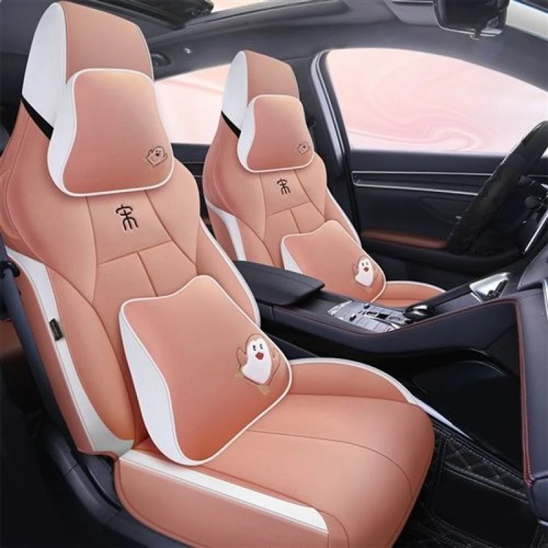 专车定制宋PLUS秦PLUS全麻汽车座垫全包座套