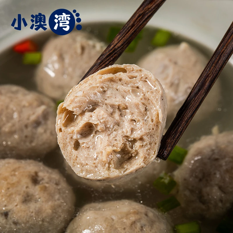 潮汕手打爆汁牛肉丸买2斤送2斤牛筋丸火锅子4斤特惠