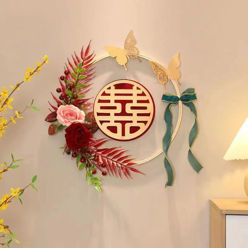 婚庆用品大全婚礼挂件装饰结婚立体喜字挂饰客厅布置大门婚房囍字