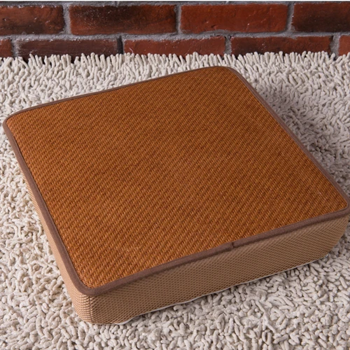 夏季增高椅子垫加厚海绵防滑学生夏天椅垫冰丝藤席凉席垫实木坐垫