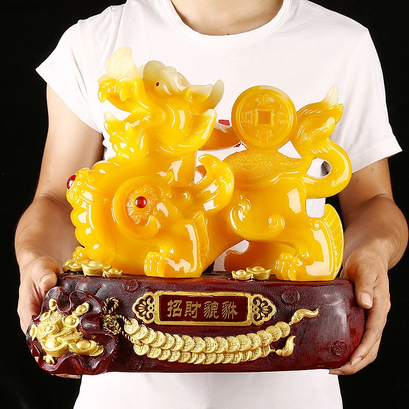 （大师推荐】貔貅摆件大号客厅家居饰品办公桌开业礼品酒柜装饰品