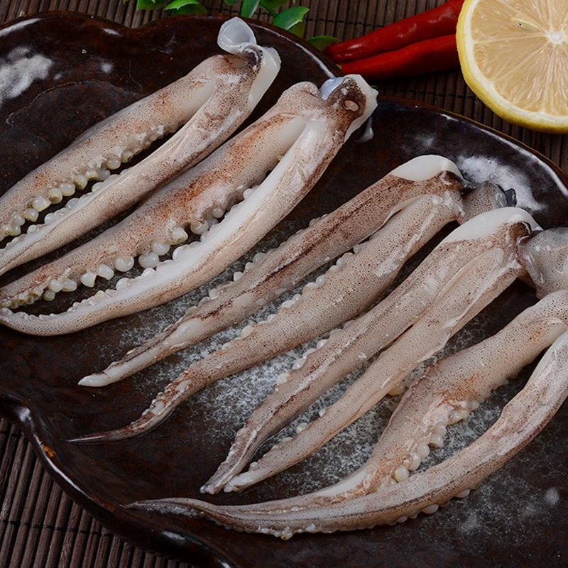 挚鲜鱿鱼须2 鱿鱼鲜切 美味盐揉海鲜 Q弹饱满500g/包