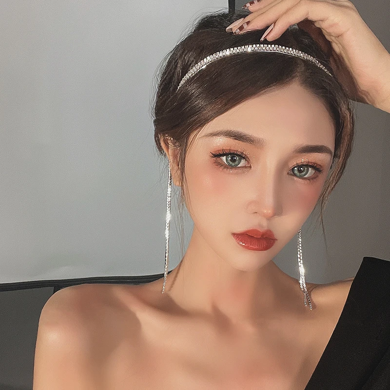逃跑公主~仙气流苏发卡发箍头饰女高级感发捆头箍网红发饰设计感s