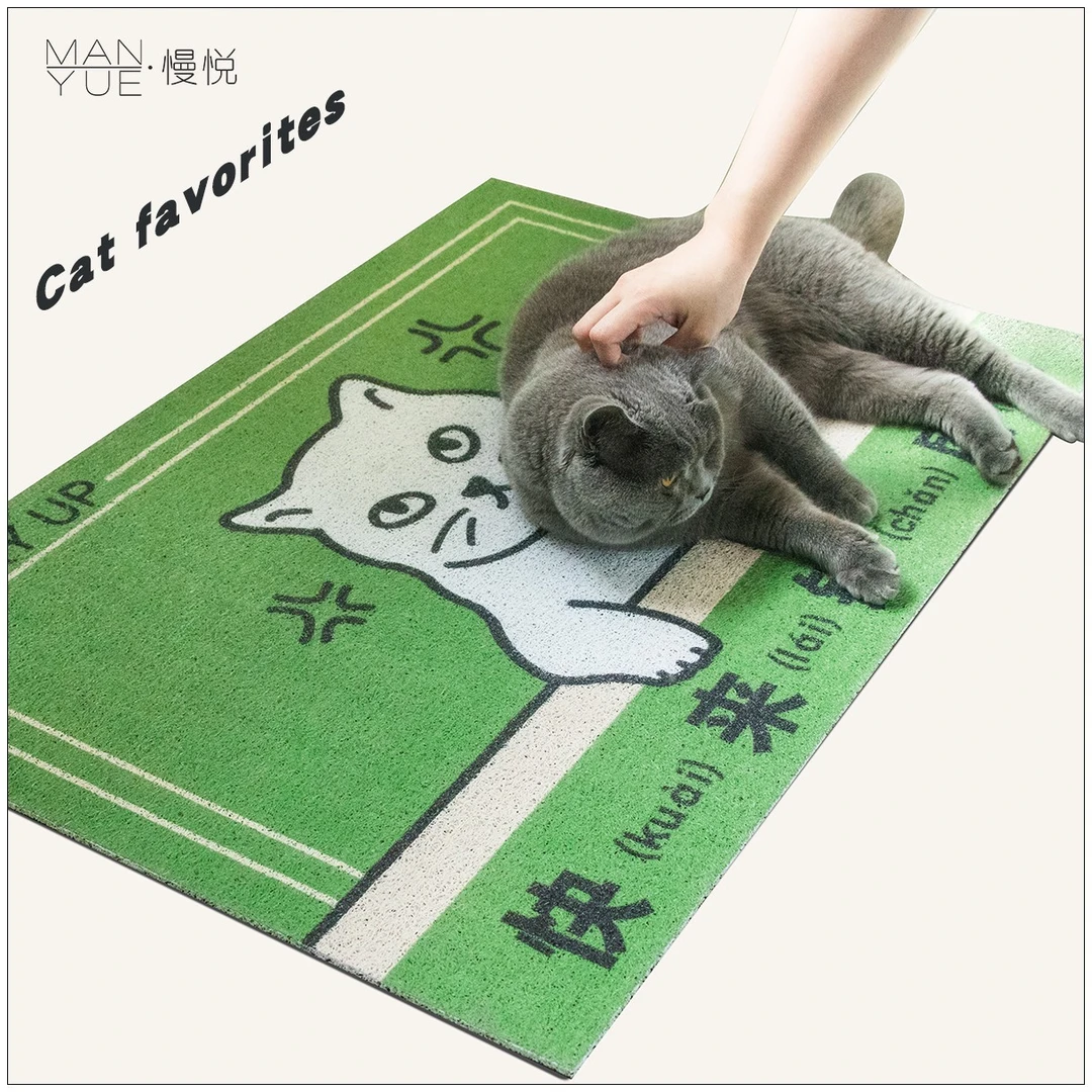 时尚创意家用玄关入户地垫耐脏丝圈脚垫大门口玄关蹭土蹭泥地垫