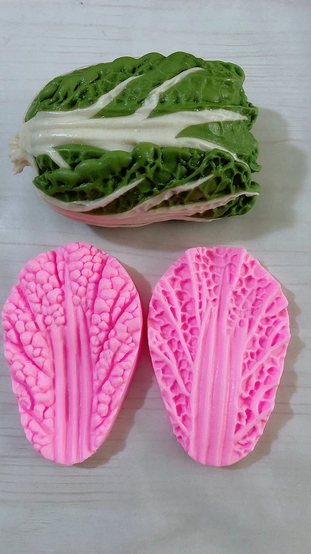 卡通馒头白菜模具