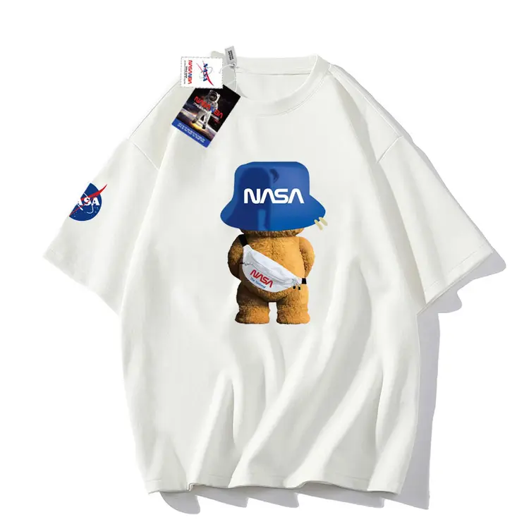 【方晴专属】NASA联名夏季卡通印花纯棉短袖T恤
