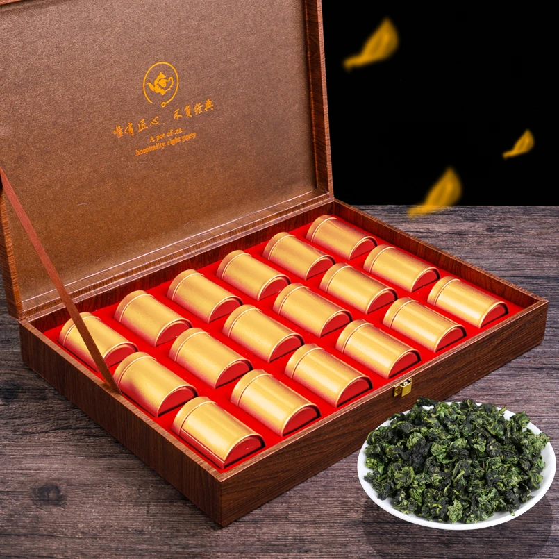 铁观音浓香型安溪茶叶360g新茶木质礼盒装