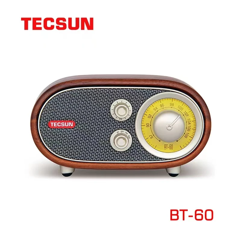 Tecsun/德生 BT60调频波段收音/胡桃木古典式蓝牙音频播放器