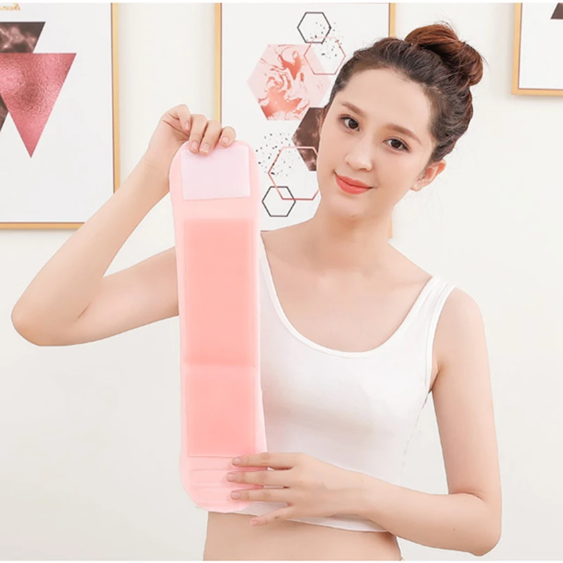 颈膜固定带凝胶敷颈部贴脖子颈带固定带敷颈纹绷带神器凝胶护颈带