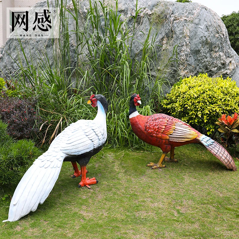 仿真鸟类玻璃钢动物雕塑户外庭院公园草坪装饰园林景观小品摆件