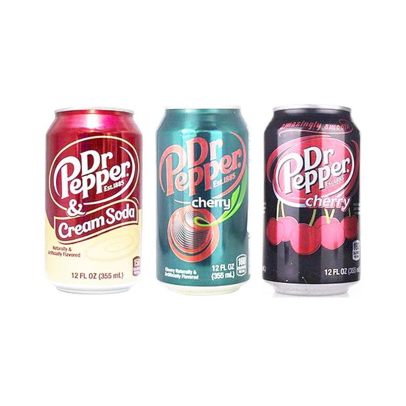进口可口可乐 胡椒博士Dr.Pepper碳酸饮料可乐汽水零度原味樱桃