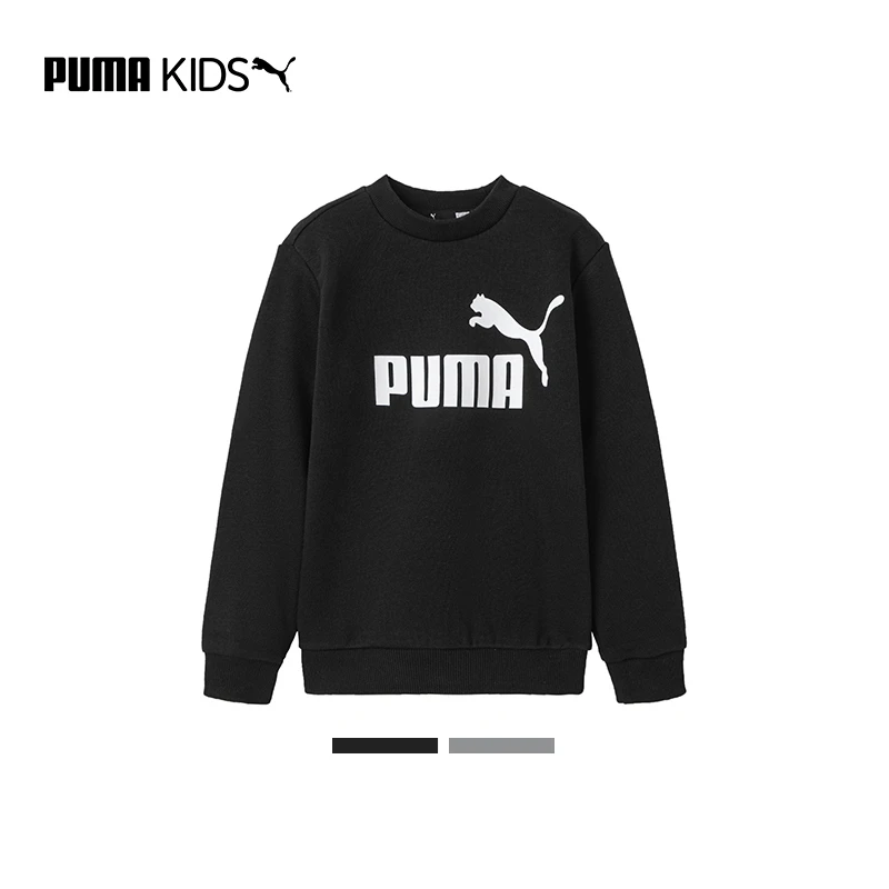 【自播清】PUMA彪马官方秋冬儿童休闲印花套头圆领针织卫衣846544