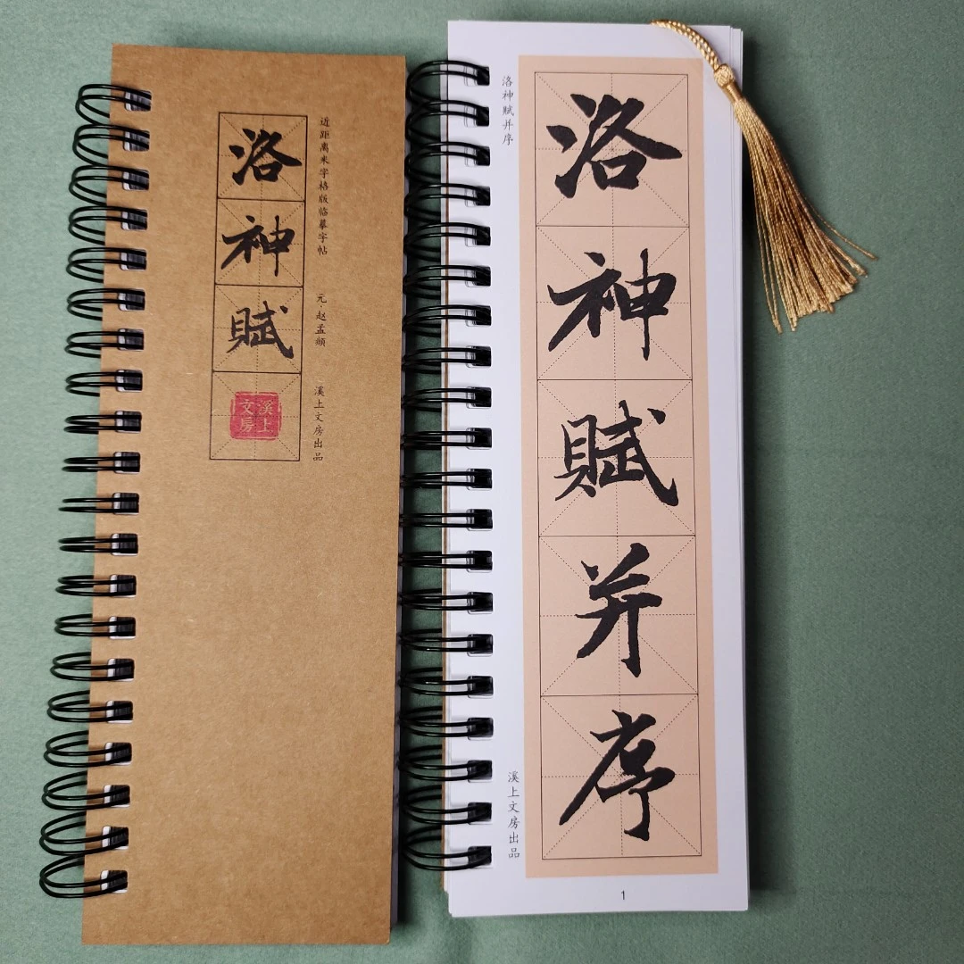 【溪上文房】赵孟頫《洛神赋》米字格放大版字帖（组合）