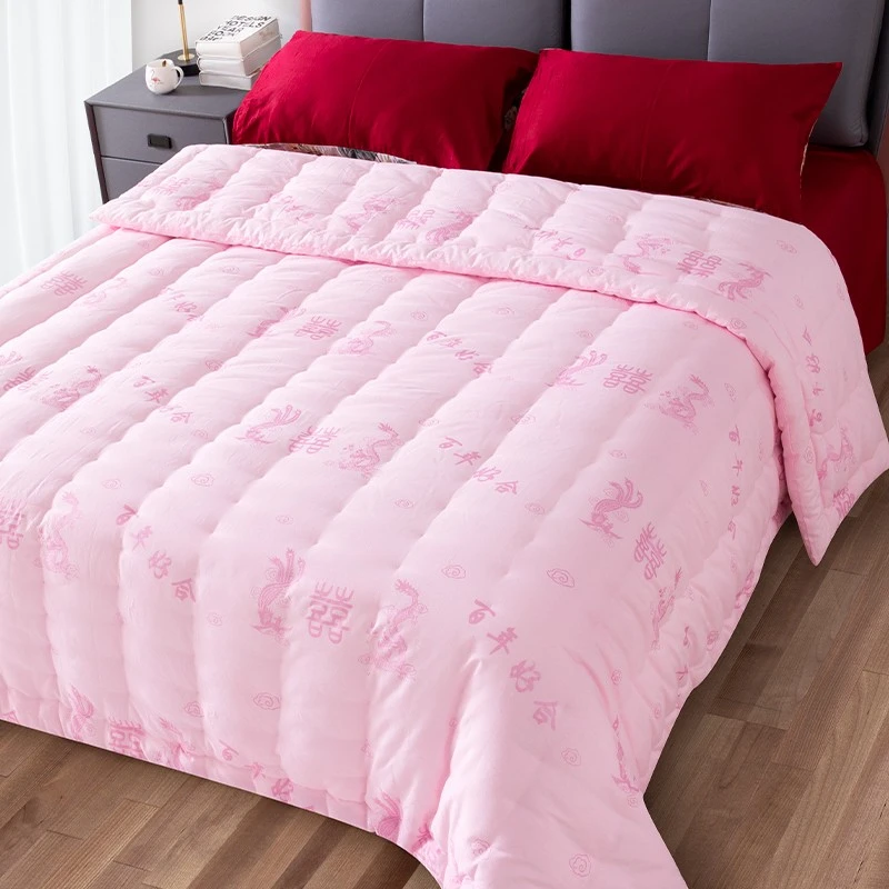 婚被 全人师傅缝制 新疆长绒棉花被子 结婚喜庆手工被芯 加厚冬被