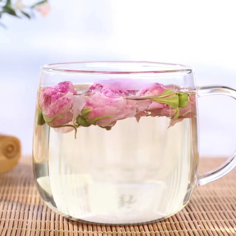 花玫尔玫瑰花蕾茶40克绿色夏季春季烘干花香罐装秋季代用茶花茶