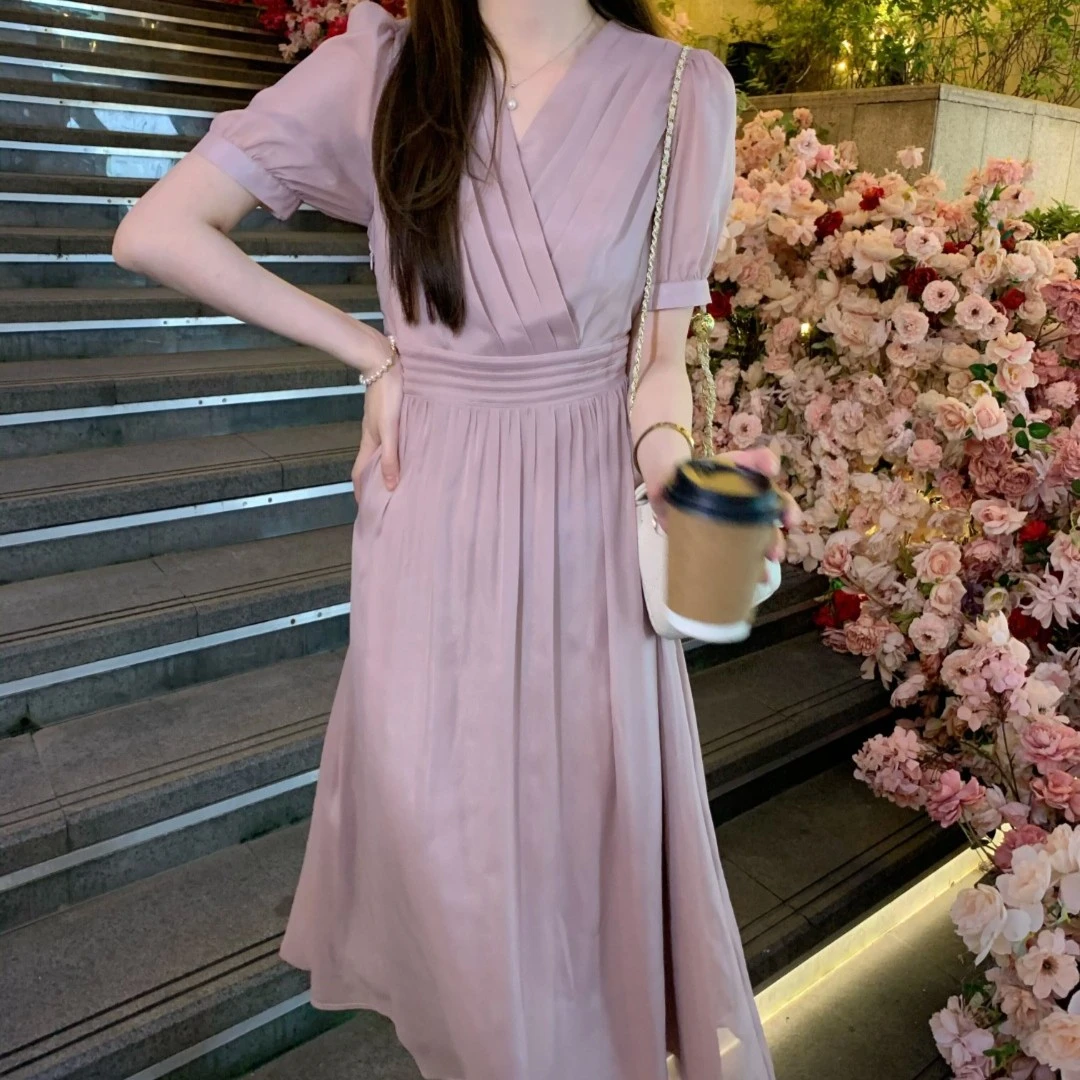 Candy Cloud清傲慢与偏见 商场扬州纱显瘦气质时尚连衣裙LYQ189/3