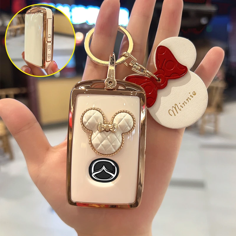 马自达3昂克赛拉钥匙套cx4/5专用21款cx30高档次世代车钥匙包壳扣