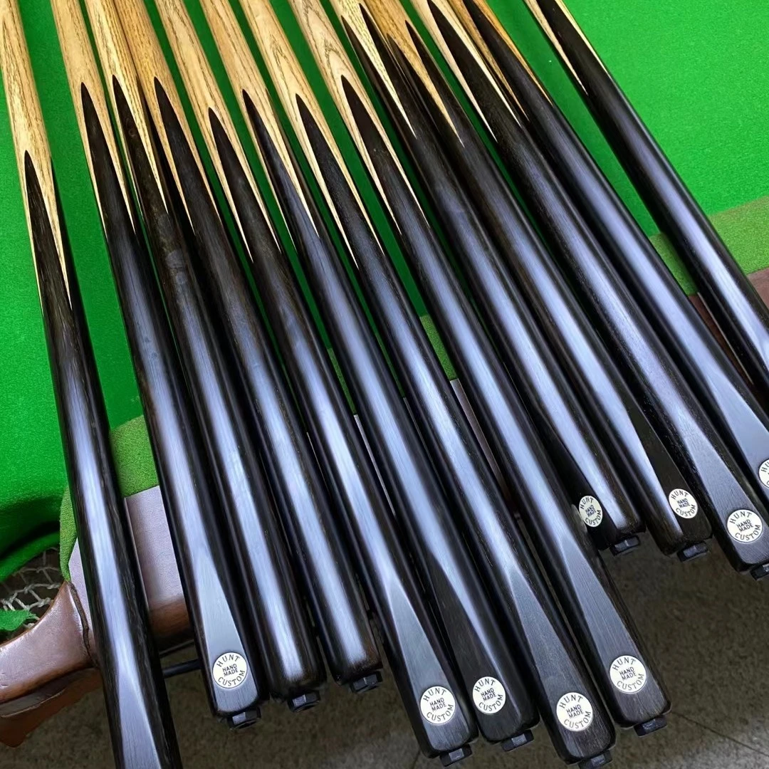中式台球杆小头专业手工杆中八桌球杆hunt&custom