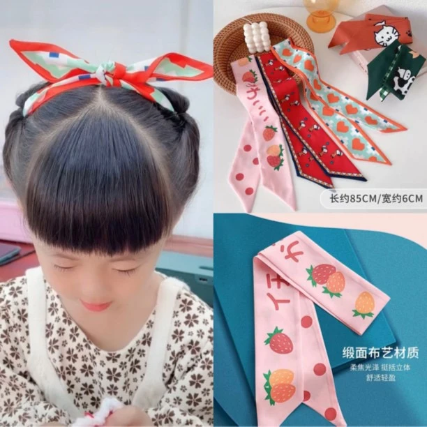 萌宝宝  儿童编发发带编发丝巾儿童发饰
