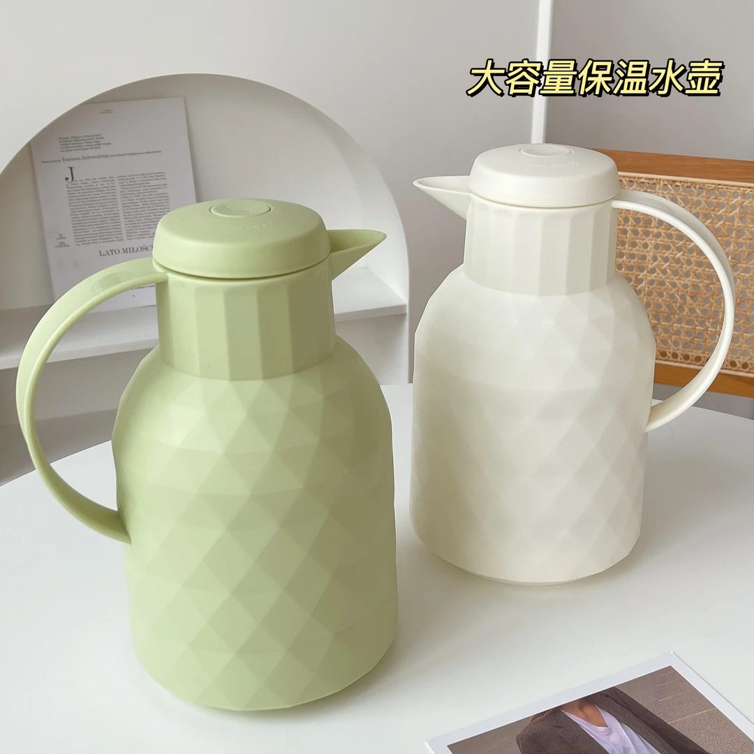 北欧ins大容量保温壶热水壶 家用学生宿舍便携热水瓶高档暖水壶