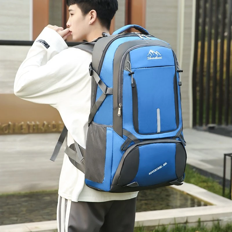 双肩包男女大容量旅行包防水外出旅游登山包打工行李包高品质户外