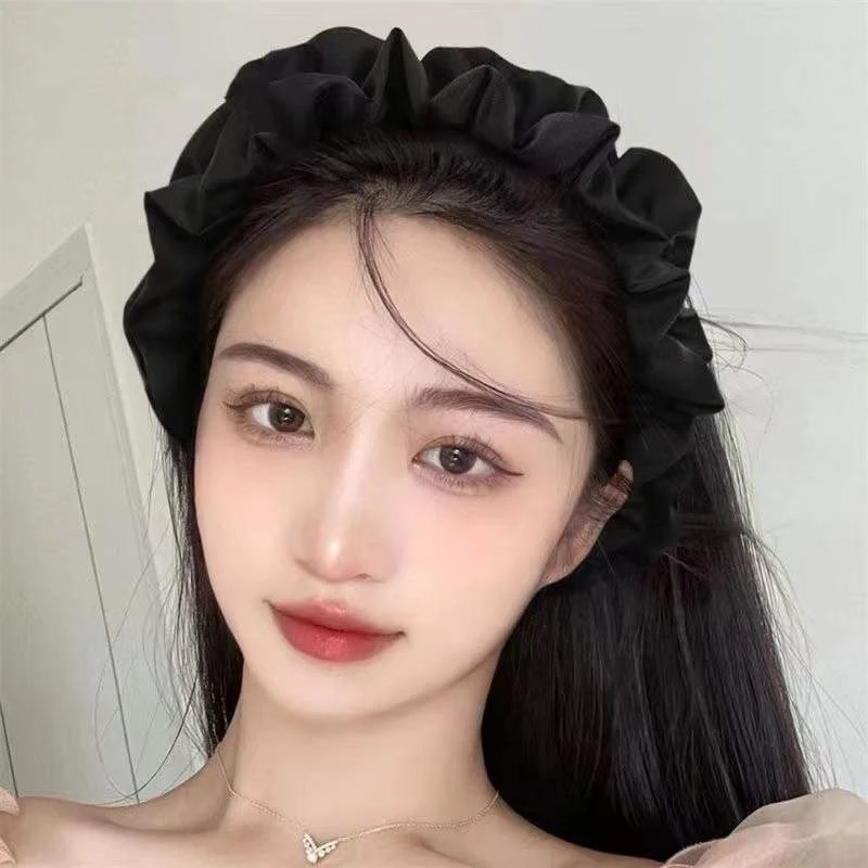 【洋漂亮专享】韩版时尚高颅顶褶皱发箍