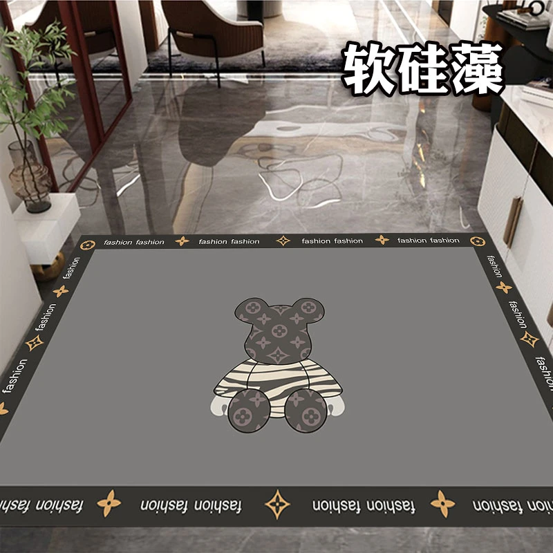 软硅藻入户门地垫浴室吸水防滑软垫卫生间门垫厕所门口脚垫可擦