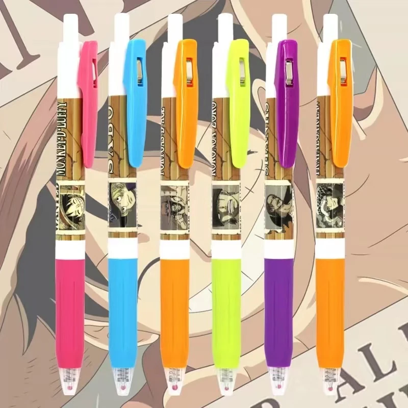 日本ZEBRA斑马海贼王限定款JJ15中性笔航海王路飞索隆艾斯罗0.5