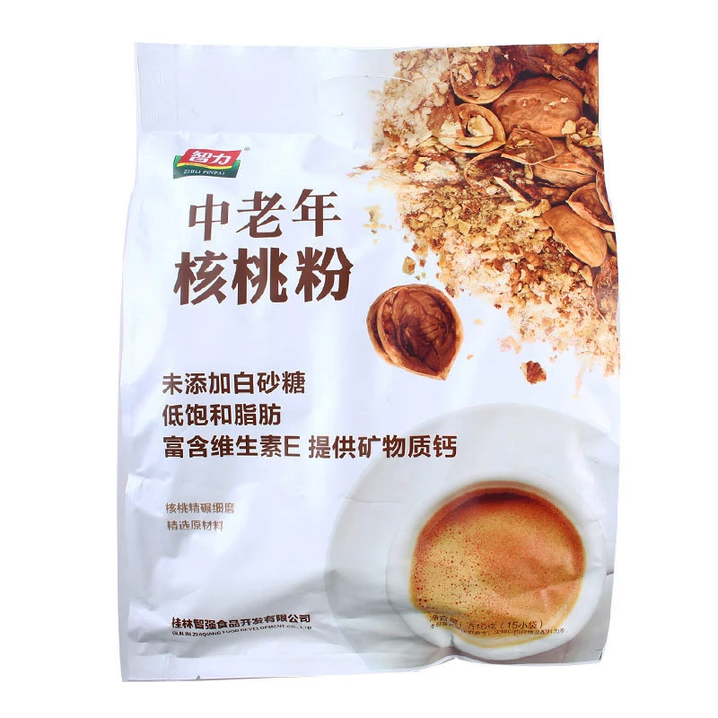 ZHILI PINPAI/智力核桃粉中老年人510g休闲即冲送长辈早餐即食