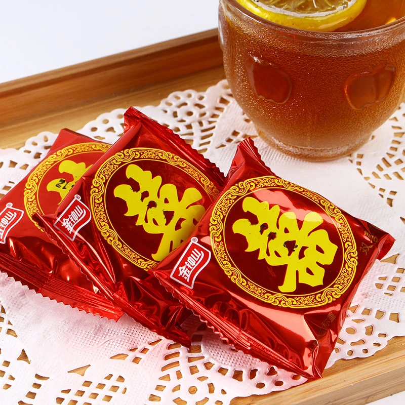 金钟山双喜饼干散装结婚喜饼满月嫁女回礼办公休闲饱腹饼干独立