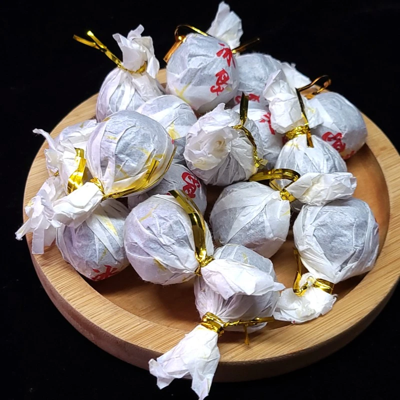 龙珠（冰岛）100克普洱茶生普2022年冰岛糯伍古树茶冰糖韵花蜜香