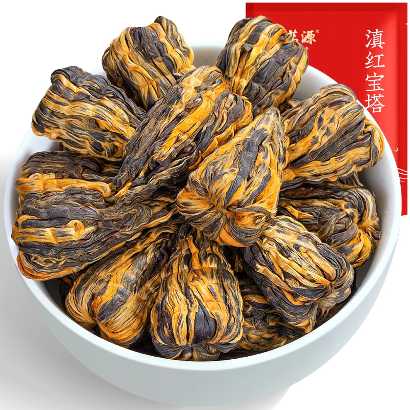 福茗源滇红宝塔红茶500g金丝滇红螺芽茶叶蜜香功夫红茶浓香型散装