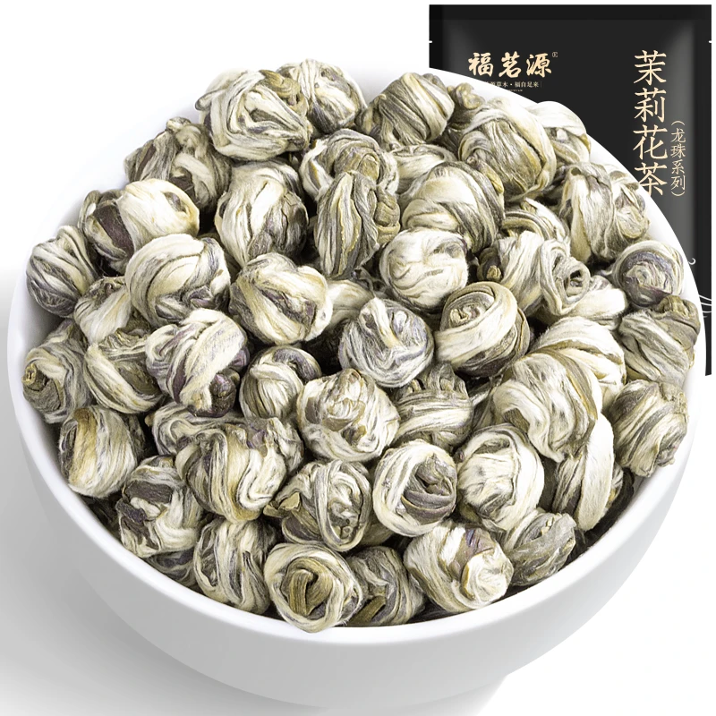 福茗源 茶叶 茉莉花茶龙珠2025新茶特级茉莉绣球花草茶浓香型250g