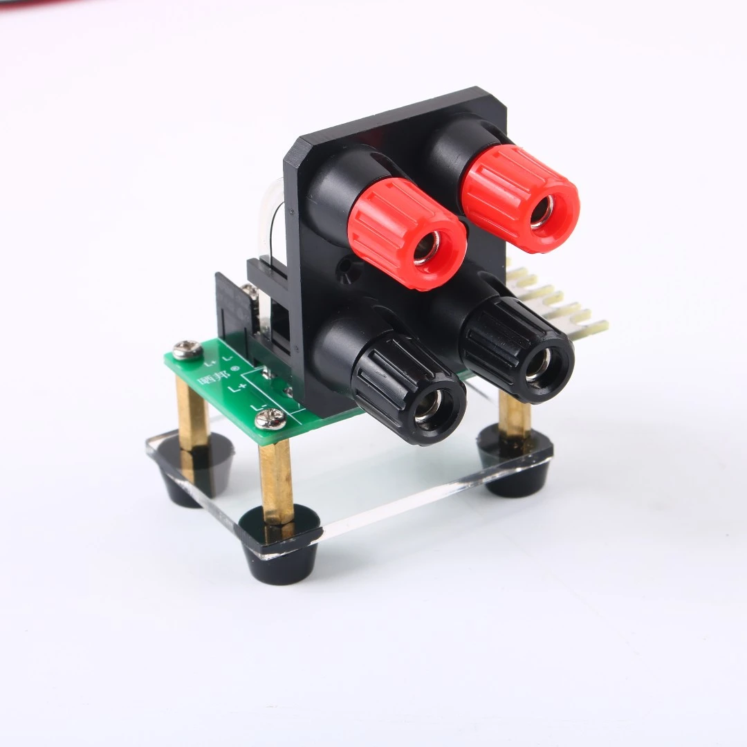 四位音频接线板+外壳 胆级后石功放配件 音频接线板 香蕉头插口