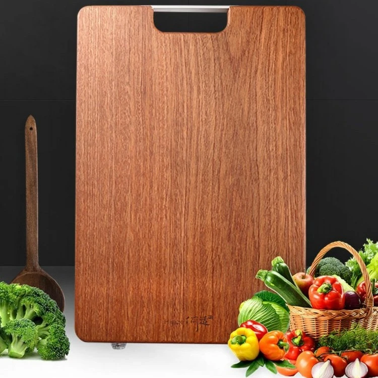 乌檀木菜板家用实木抗菌防霉整木水果板大号切菜板45*30*2