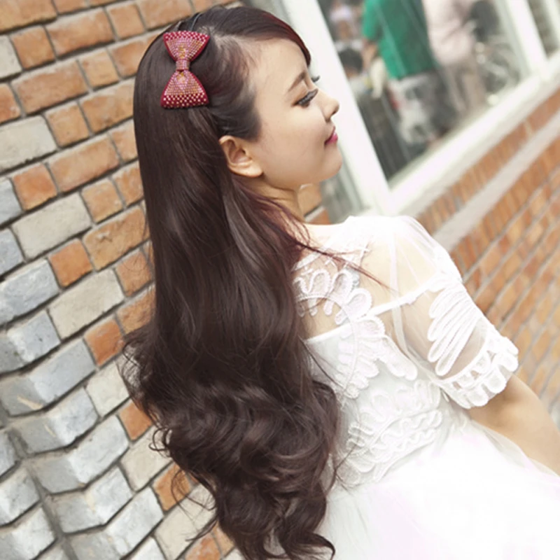 拓森假发女大波浪长卷发中长卷半头套透气长发蓬松自然春夏假头套