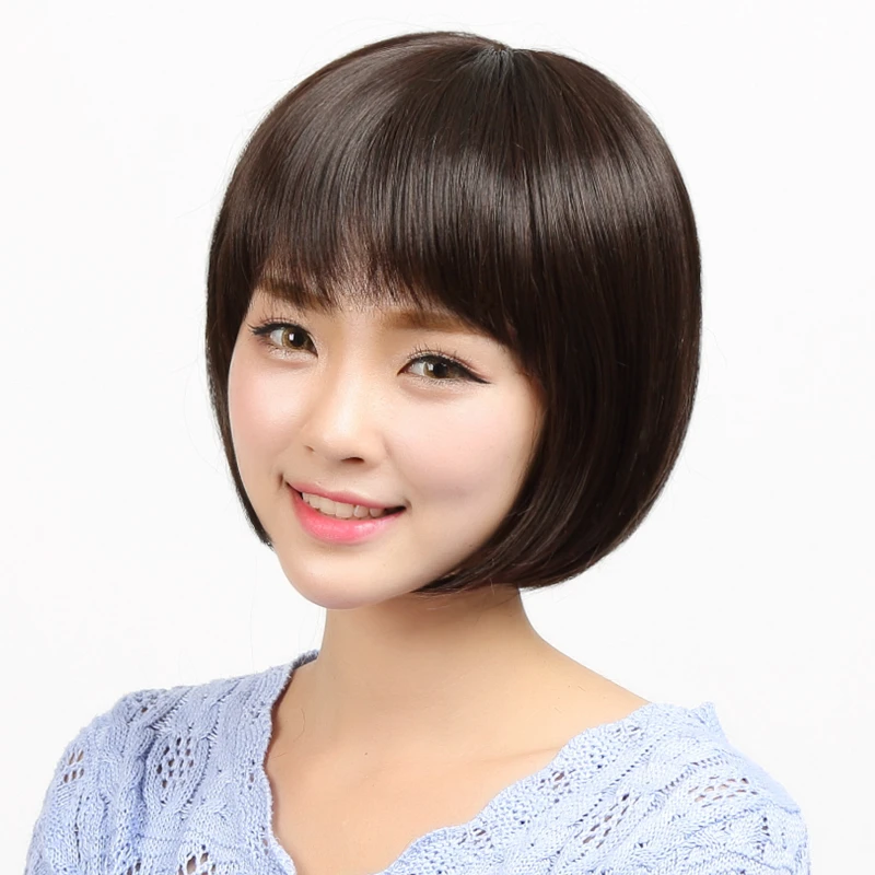 假发女短发2022新款真发全真人发化疗光头波波头假发套女款全头套