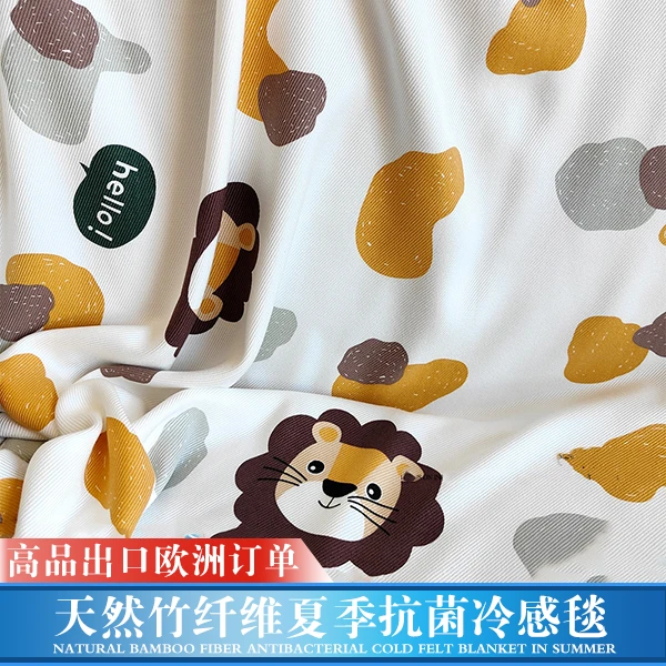 四季卡通盖毯儿童双层绵绸夏季凉感睡毯可机洗水洗薄款薄款午睡毯