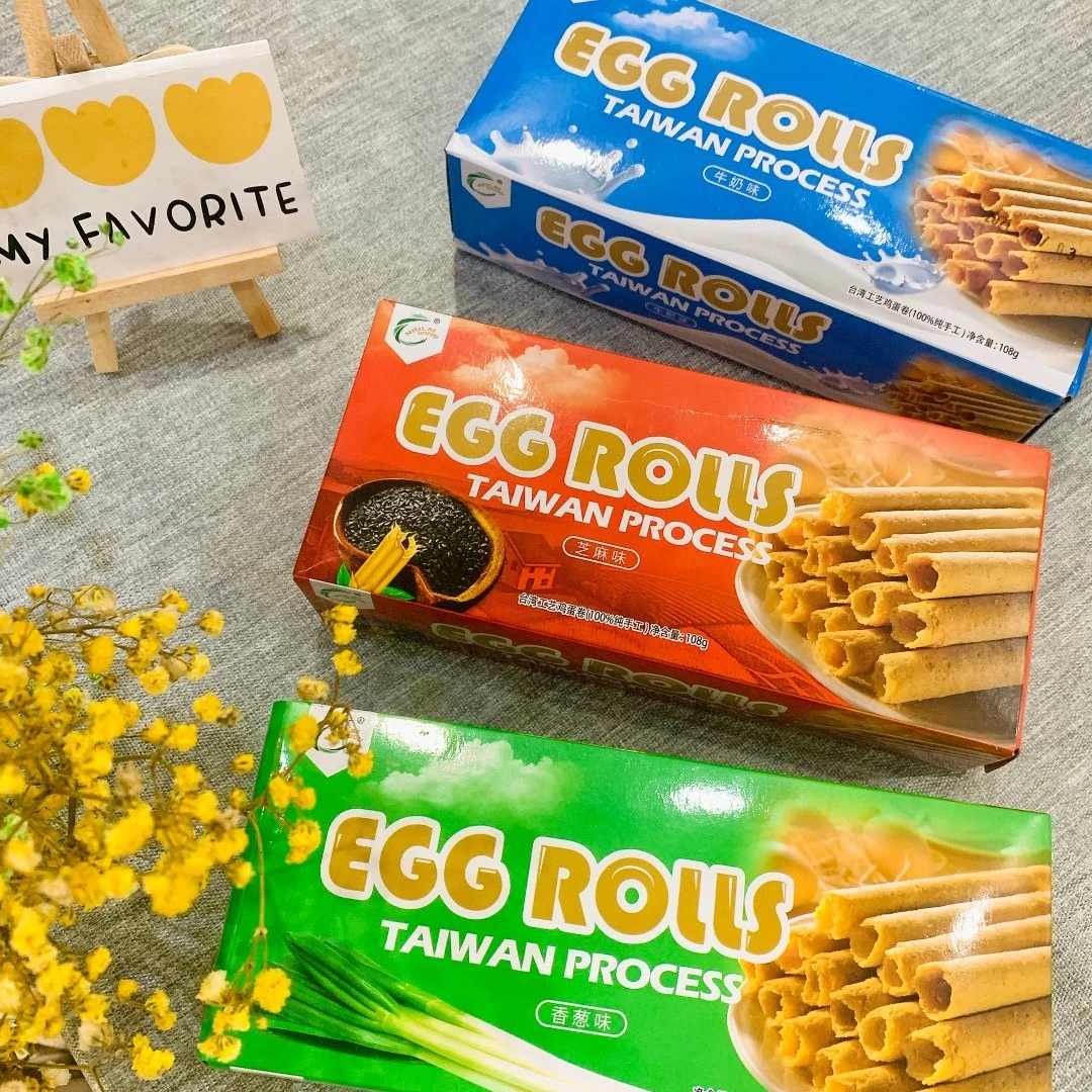 扭来扭去台湾工艺鸡蛋卷108克蛋卷酥蛋卷零食