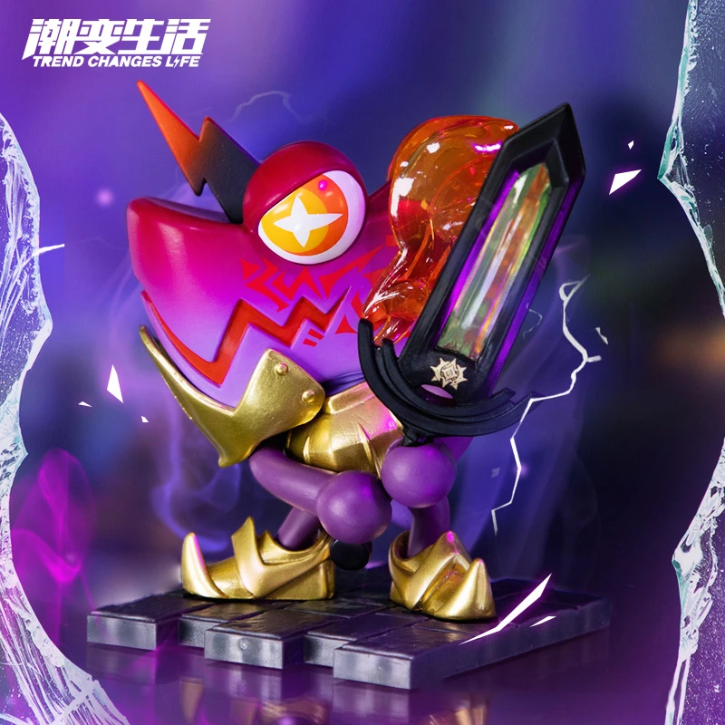 【拆盒】呼格潮玩梦想新大陆公仔变色龙盲盒摆件手办