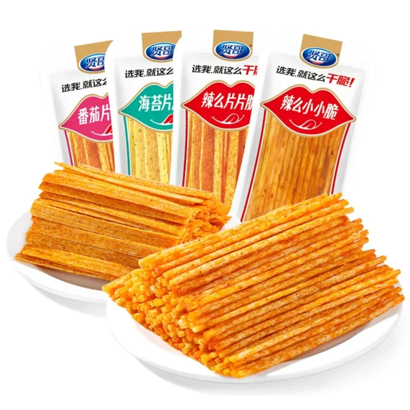 贤哥辣条18g辣么小小脆/片片脆香酥脆网红麻辣大礼包儿时怀旧小吃