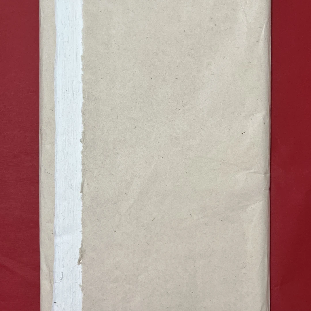 纯手工制作  白色纯楮皮 69X138Cm