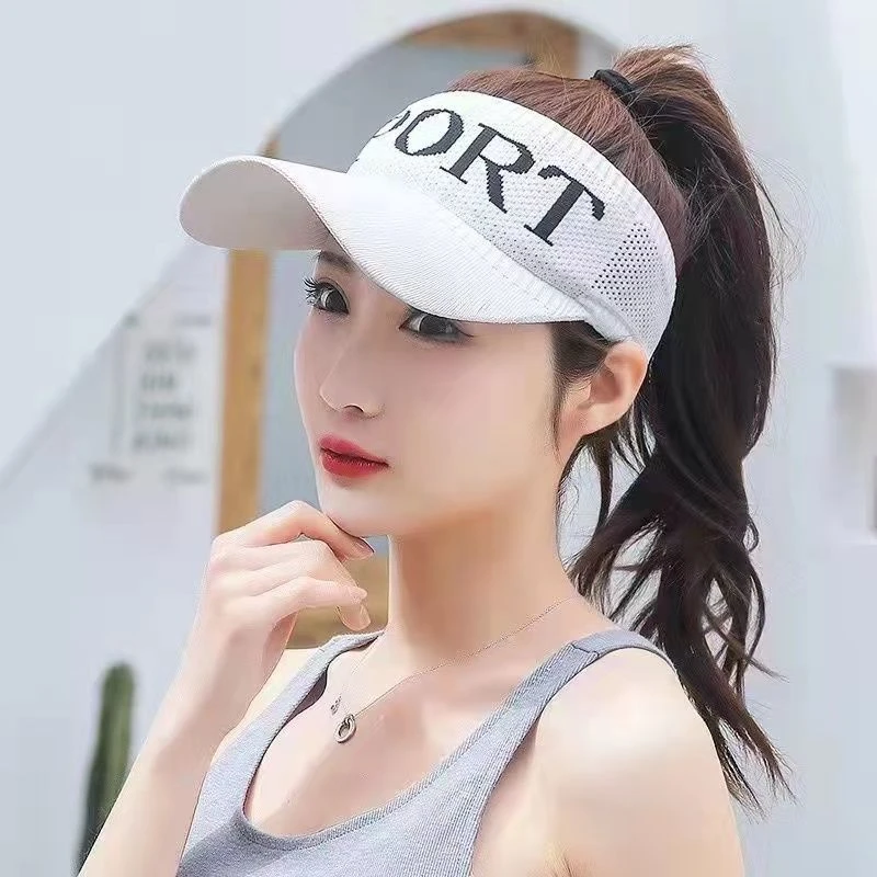 帽子女夏季空顶帽休闲韩版百搭新款防晒太阳帽鸭舌帽户外遮阳帽女