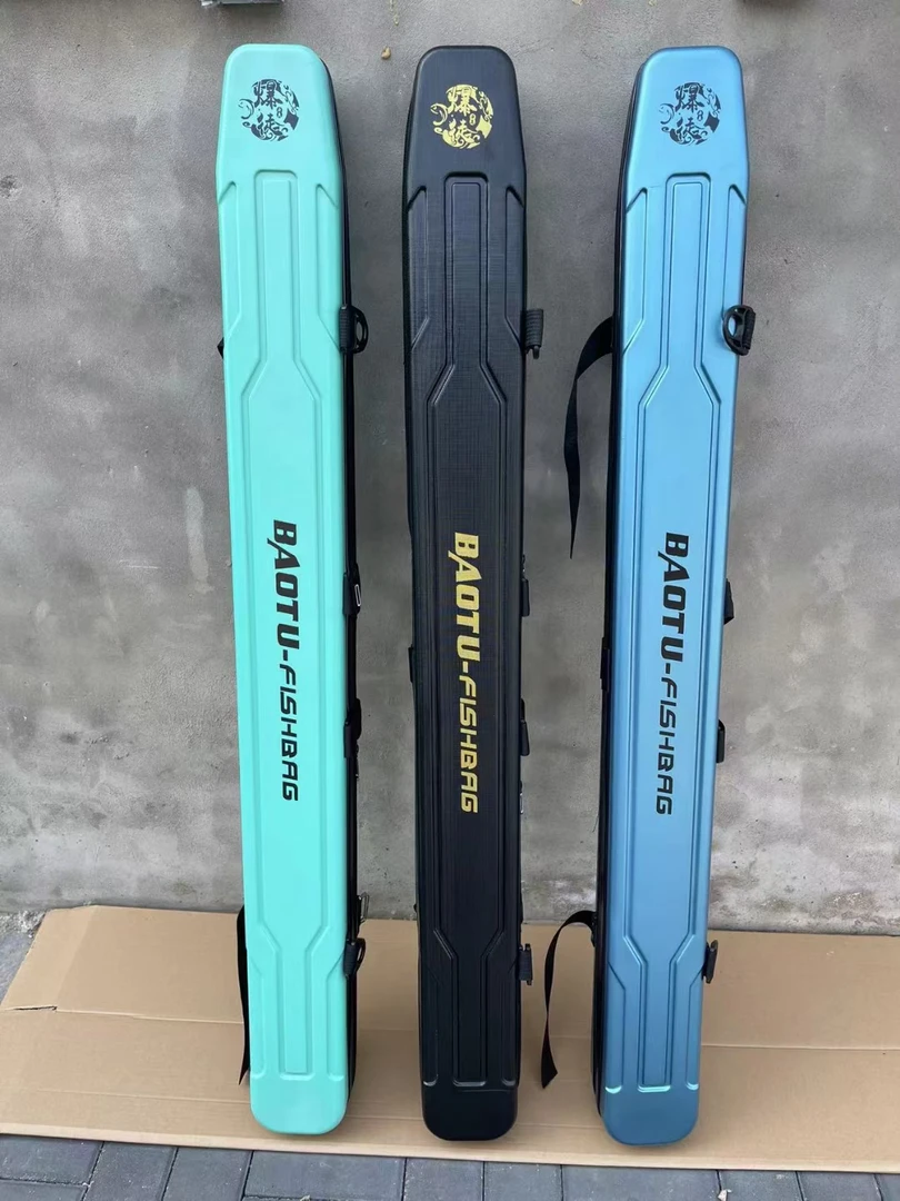 新款硬壳鱼竿包收纳杆包钓鱼伞包鱼竿收纳渔具包鱼竿收纳包鱼包