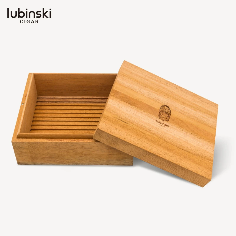 LUBINSKI 原木无漆无油醇化保湿盒 创意雪松木盒 YJA-60030