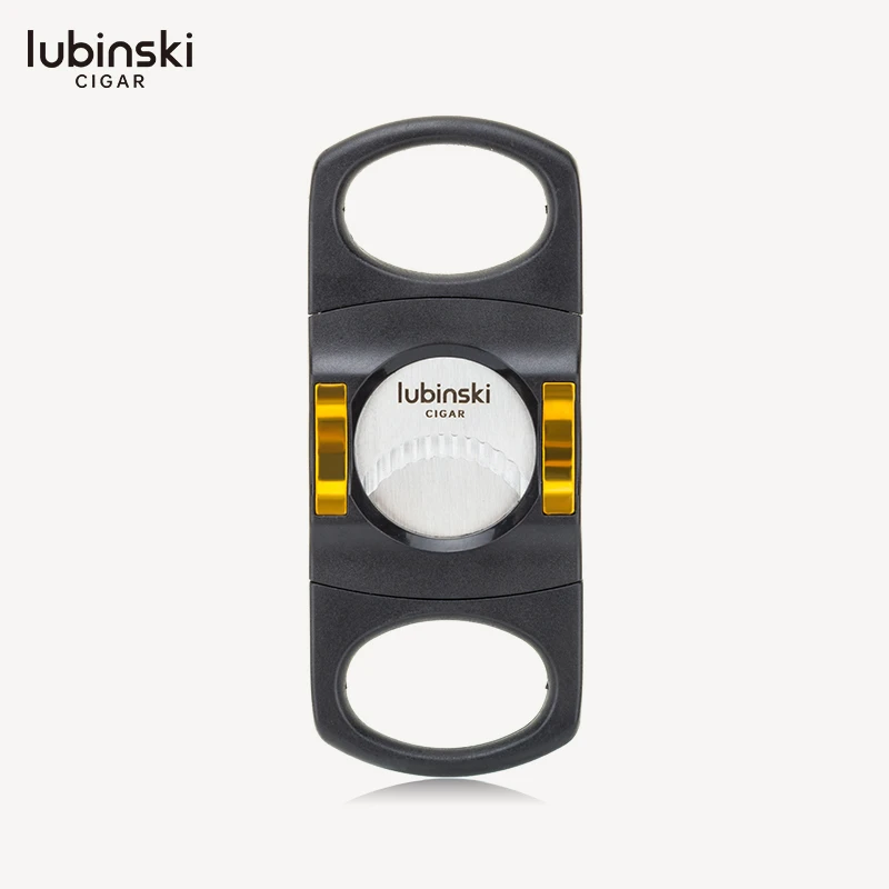 LUBINSKI 塑料+不锈钢附带烟托雪茄剪 JT-260