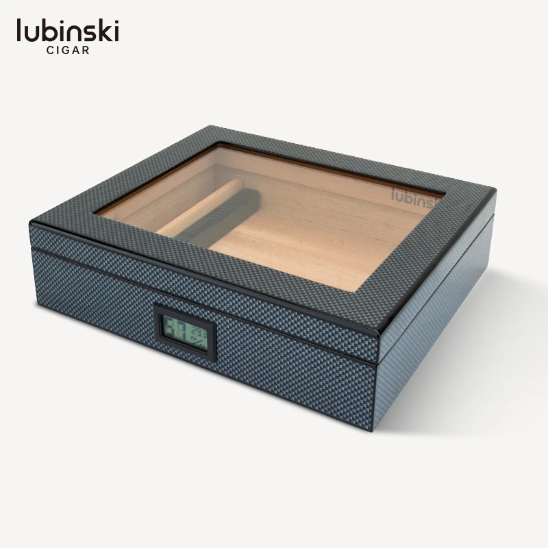 LUBINSKI 碳纤纹雪松木醇化盒 YJA-60033-CF