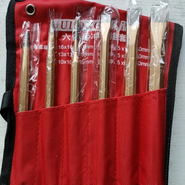 冲凿六件套。拆卸配件的冲子、套装（128）