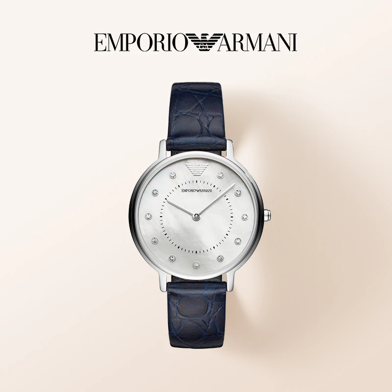 Emporio Armani/安普里奥·阿玛尼手表女休闲百搭皮带表AR11095 DB